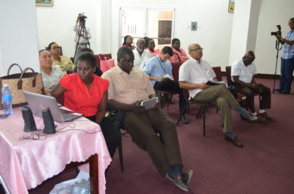 Persons at the Digital Tent Guyana launch at the National Library