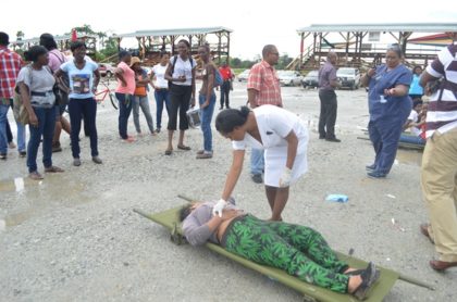 A Civil Defence Commission sponsored medical drill exercise held in May as part of disaster preparedness and response in disaster risk reduction