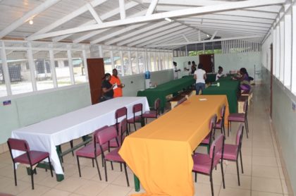 The Dining Area at Camp Madewini that is to be expanded
