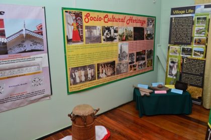 Some aspects of Guyana’s socio-cultural heritage on display at the 50th Anniversary exhibition at the National Trust Building at Carmichael Street