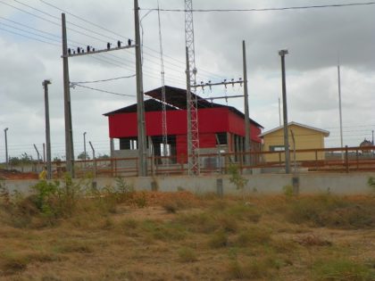 The new power station at the industrial site at Bon Success, Lethem