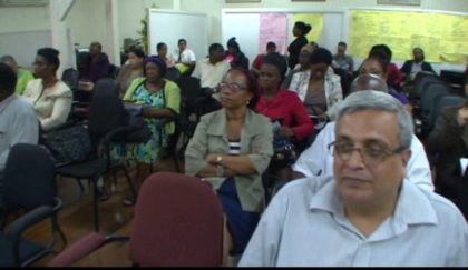 Stakeholders gather at the NCERD Building, Kingston to discuss draft revision to the regulations that would help NAC to better deliver it services
