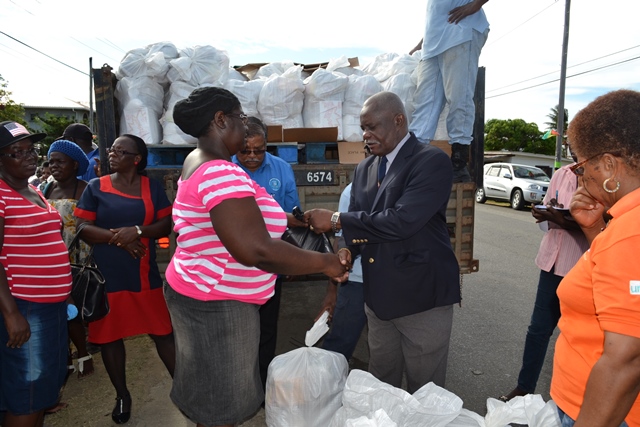 Government distributes hampers valued $9M to West Berbice flood victims