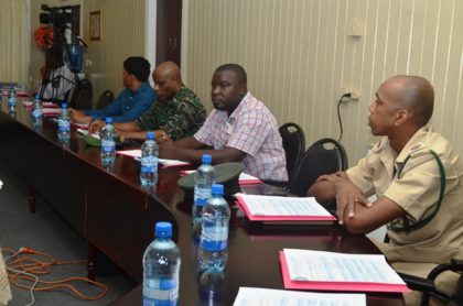 Participants at the Regional Disaster Risk Management System (RDRMS) event in Region Three