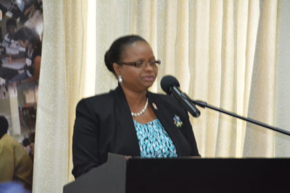 Minister of Social Protection, Ms. Volda Lawrence highlighted the various initiatives that her Ministry is undertaking to assist teenagers in Guyana