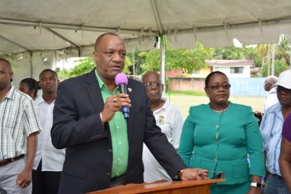 Minister of State, Mr. Joseph Harmon told residents gathered at the Mckenzie Sports Club ground for the Meet the Public Day initiative that he was there to do what Government is suppose to do.  More than 400 people turned up during the course of the day.