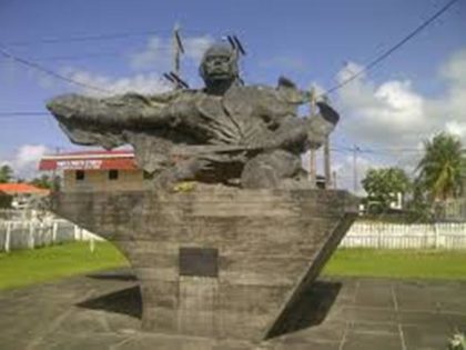 The Damon Monument, Essequibo coast