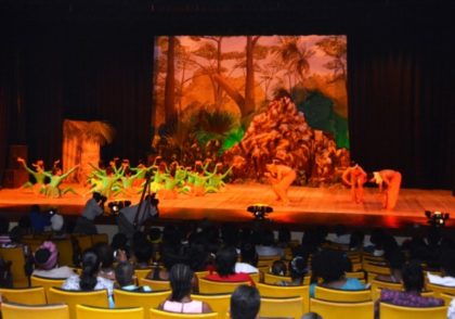 This piece, which came under 'Resolution' was a crowd favourite tat the staging of the 'A celebration of African Heritage 9' Dance Production, which was held at the National Cultural Centre, last evening. 