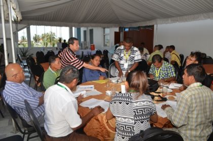 Some of the Indigenous leaders during their discussions