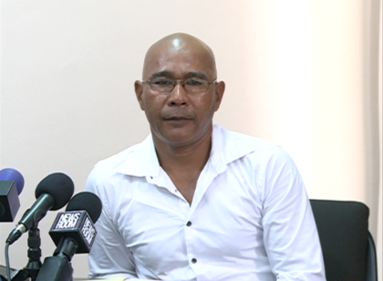 Chairman of the National Toshaos Council, Joel Fredericks 