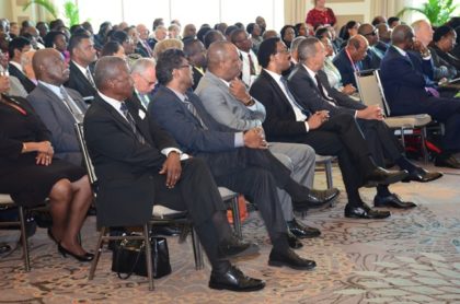 A section of the attendees at the Commonwealth Magistrates and Judges Association’s conference at the Marriott Hotel, Georgetown