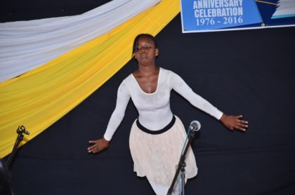 A friend of Bel Air Nursery perform a dance at the concert