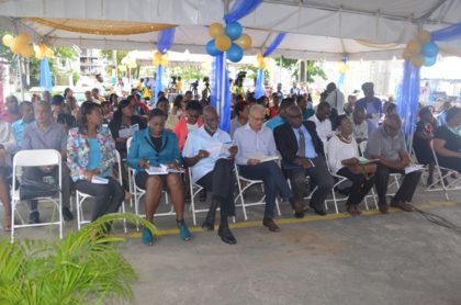 Ministers of Education, education officials, teachers, students and stakeholders at the Literacy Extravaganza in honour of International Literacy Day