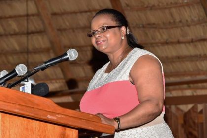 Minister of Social Protection, Ms. Volda Lawrence 