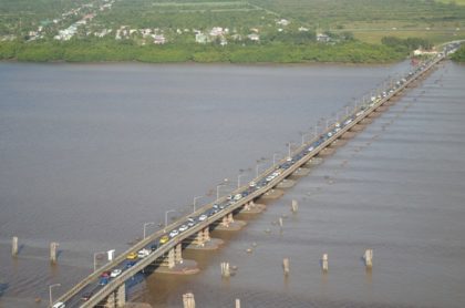 Overview of the Demerara Harbour Bridge