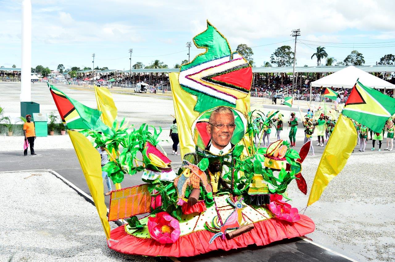 President enjoys Mashramani float parade says Guyana’s status as a