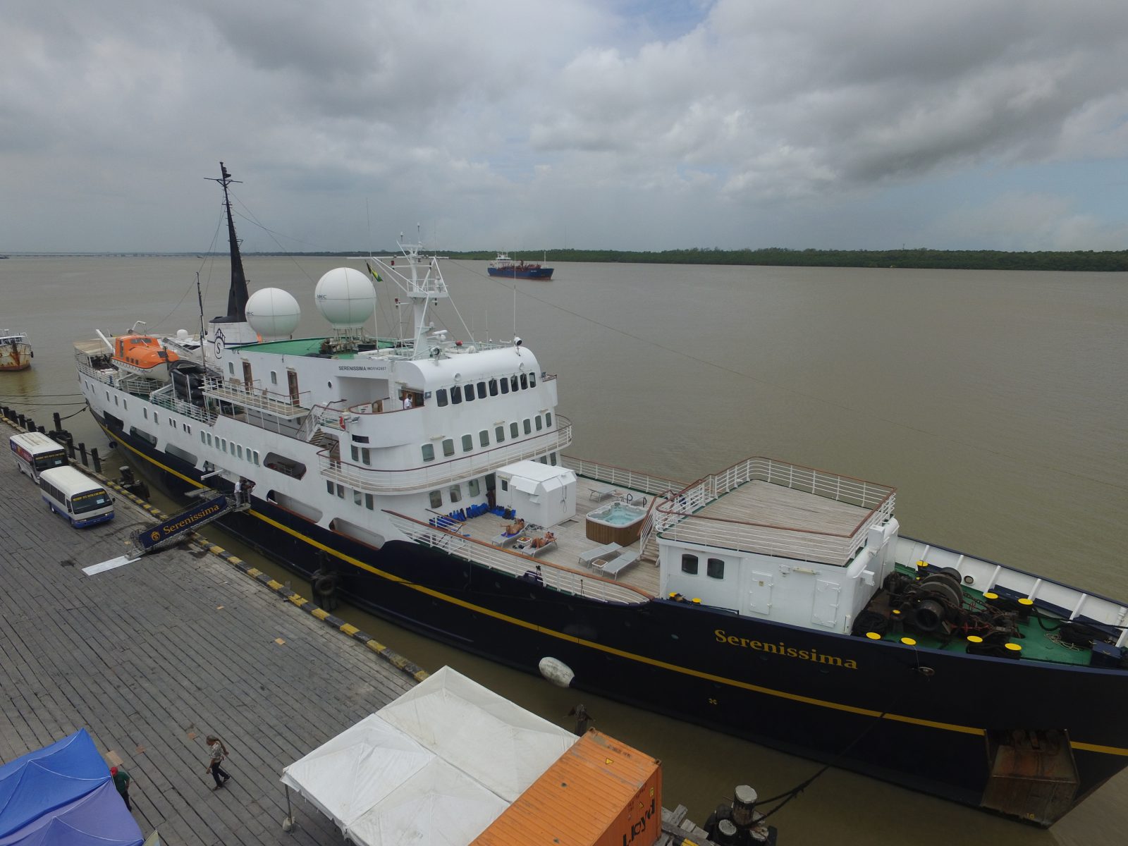 MV Serenissima docks at Port DPI Guyana
