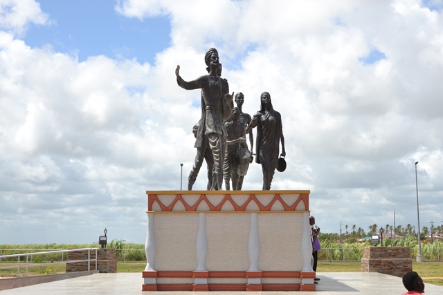 160m Indian Arrival Monument In Reg 6 Completed Dpi Guyana 5608