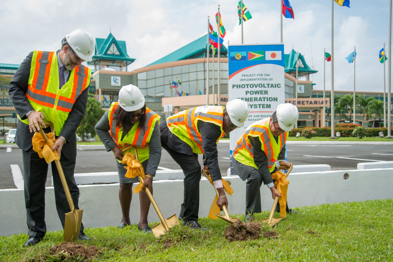 Japan to begin construction of Photovoltaic power generation system at CARICOM HQ