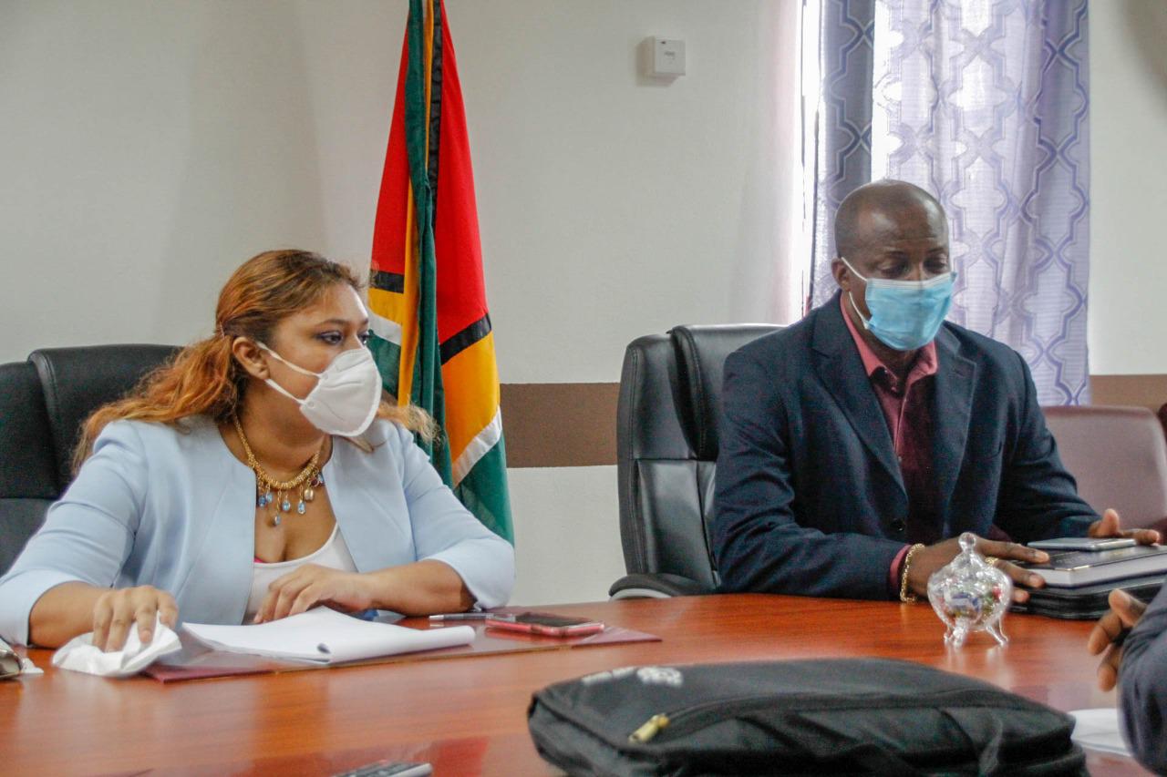 Minister Manickchand engages GTU on way forward for Christmas term