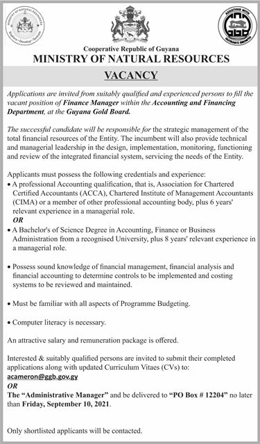 ministry-of-natural-resources-vacancy-finance-manager-department