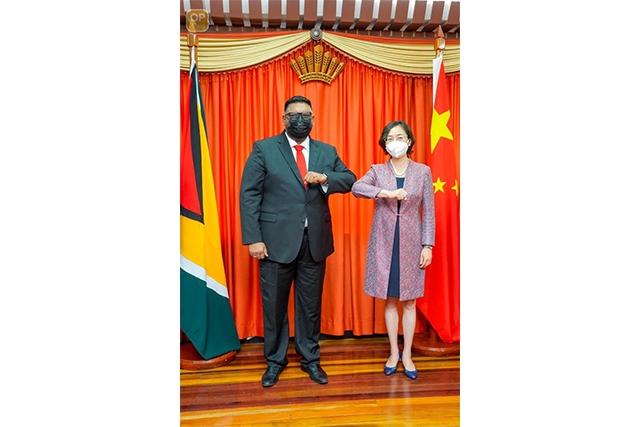 Guyana Looking To Advance Bilateral Cooperation With China President Ali Department Of Public Information Guyana