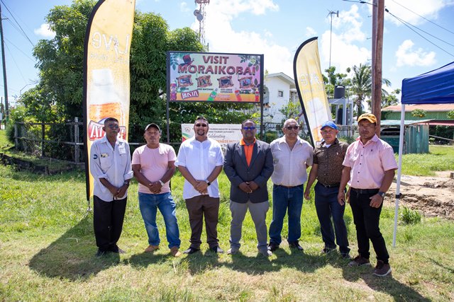 Signboard unveiled at destination Moraikobai, Region Five - HIGH ...